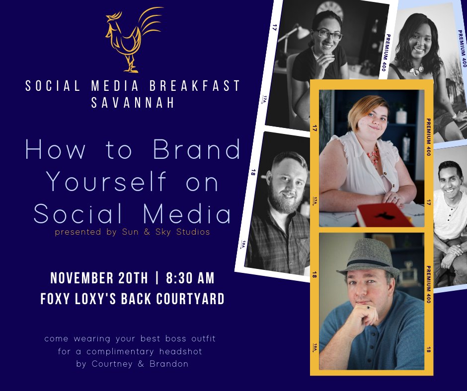 socmedbreaksav's tweet photo. Nov 🦃 🍗 SMBSAV How to Brand Yourself on Social Media - https://t.co/3fG7EFkJfY https://t.co/VGe4rfT34q