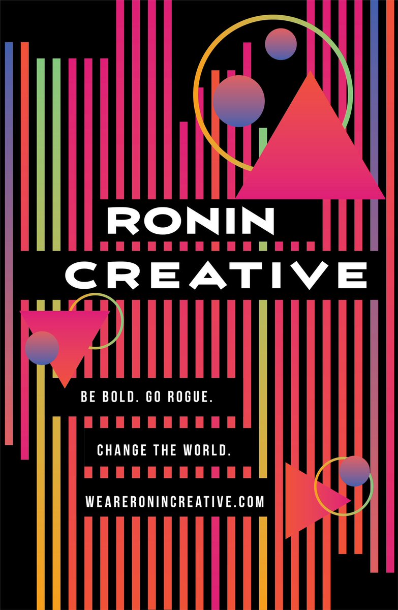 ronincreativeus's tweet photo. #beboldgoroguechangetheworld #weareronincreative #graphicdesign #neomemphis #abstractart #abstract https://t.co/aX4Wfirbkb