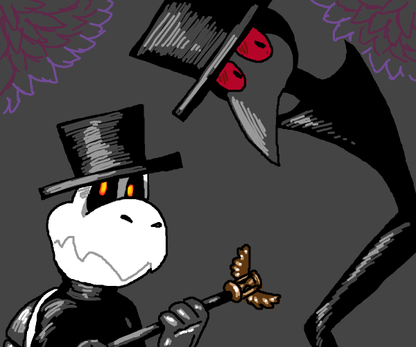 CastleDUSKULL's tweet photo. For a Drawception Art Adventure forum "Draw Yourself/an OC/or a user as an aesthetic type!"
I went with Plaguecore due to my recent obsession with plague doctors.

#Drawception #DryBones #Dry_Bones #PlagueDoctor #Plaguecore https://t.co/zDF8mNlzct