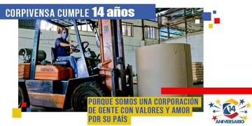 MaritzaBuda's tweet photo. #CORPIVENSA arriba a sus 14° Aniversario, demostrando su compromiso y lealtad con el pueblo venezolano, reimpulsando la soberanía industrial y productiva del país.

#Simulacro2020 
 @NicolasMaduro 
@TareckPSUV 
@Tropacorpivensa
 @MichelleDVzla https://t.co/H5rxCvGL6q