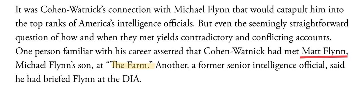 Here are a few excerpts from Atlantic in 2017 about how he got started.TL;DR:⁃Ezra was at DIA with MIKE FLYNN; at the “Farm” with MATT FLYNN⁃Michael Flynn protected him at DIA⁃Ezra/DIA hates CIA and vice versa (important)⁃Flynn gets him the job at NSC