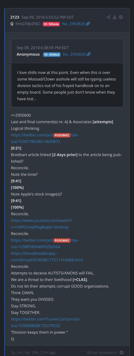 Why does Q specifically refer to Posobiec, OANN and Microchip, as well as their story about Q’s origins? What is this op about? Who are they covering for?