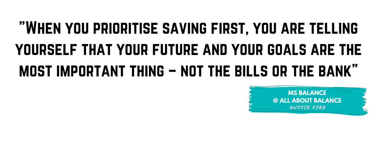 pearlerHQ's tweet photo. Do what you can today to get you closer to achieving your goals! @aab_aus reminds us that prioritising our savings = prioritising our future and goals ✨

If you haven't already, check out our eBook, Aussie FIRE: 
https://t.co/wQRvudu13I https://t.co/GmSK4rQFZe
