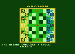 The 800 was a superb gaming platform in terms of graphics capabilitues, but my fav Atari 800 game is hardly the flashiest or even the deepest. It's Archon, one of the best 2 player games ever made, & still a riot to play today. It looks like chess but it's actually an action game
