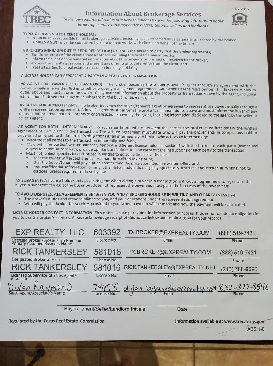 dylansellhomes's tweet photo. Information about Brokerages Services and Consumer Protection Notice https://t.co/XT6l06DNnl