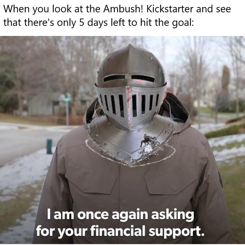ambushcardgame's tweet photo. Short on cash but still want to help the Ambush! team? Share the link to our Kickstarter with your friends who might be interested and help spread the word! 

#boardgames #cardgames #strategy #Kickstarter #fantasy #ambush #cardgames #boardgamesofinstagram #usc #fighton #game https://t.co/YPf1TpjGff