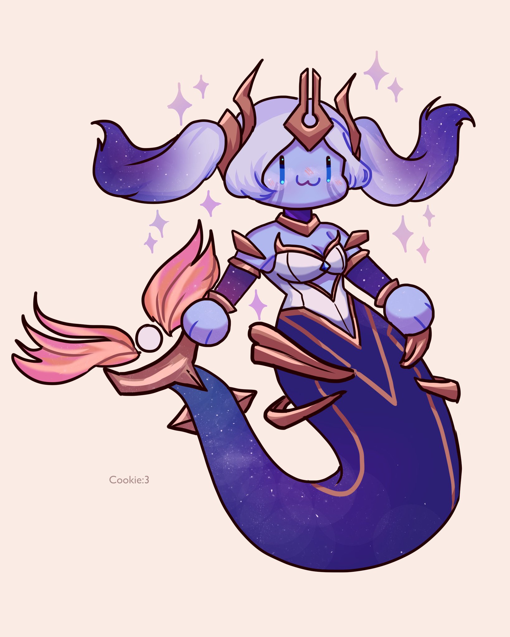 Cookie 3 Commissions On Waiting List Mini Cosmic Nami 0w0 Leagueoflegends Artoflegends Cosmicnami Leagueoflegendsfanart League Of Legends