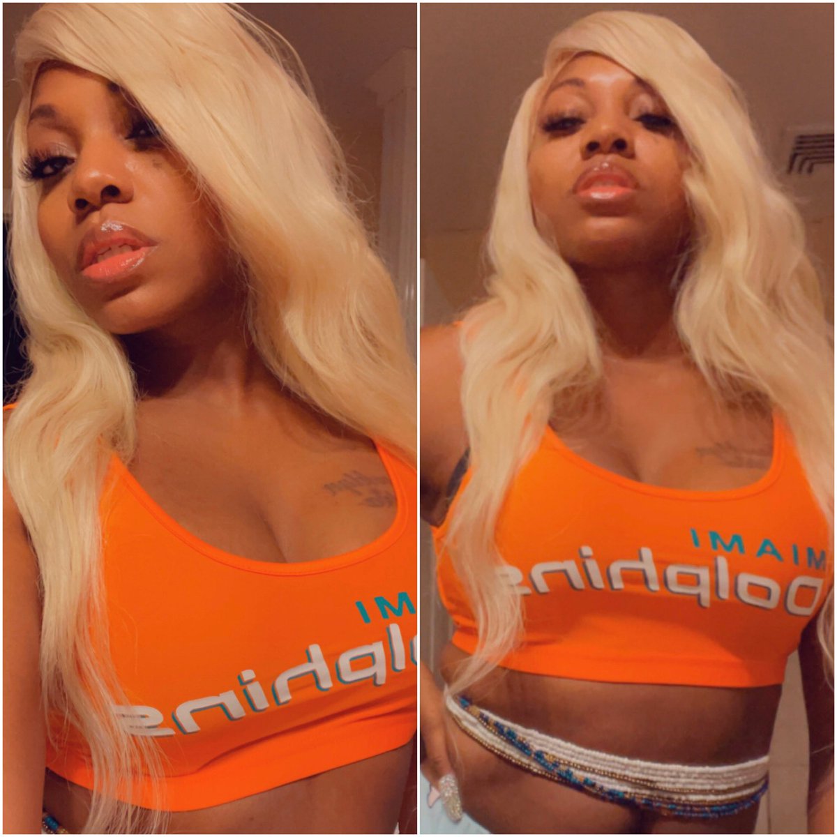 brooklyndiva27's tweet photo. Football Sundays... #MiamiDolphins #footballsunday #BrooklynDiva #Beautiful #Blondie #WhoGonHandleMe 💋💋🇭🇹🏈 https://t.co/WF3tP4QyJ5