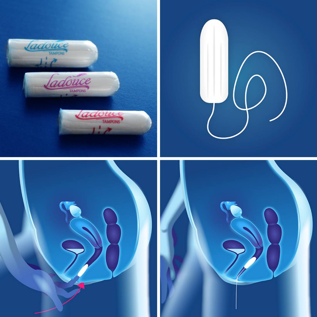 Ladouce Tampons on X: Swimming on your period is always possible