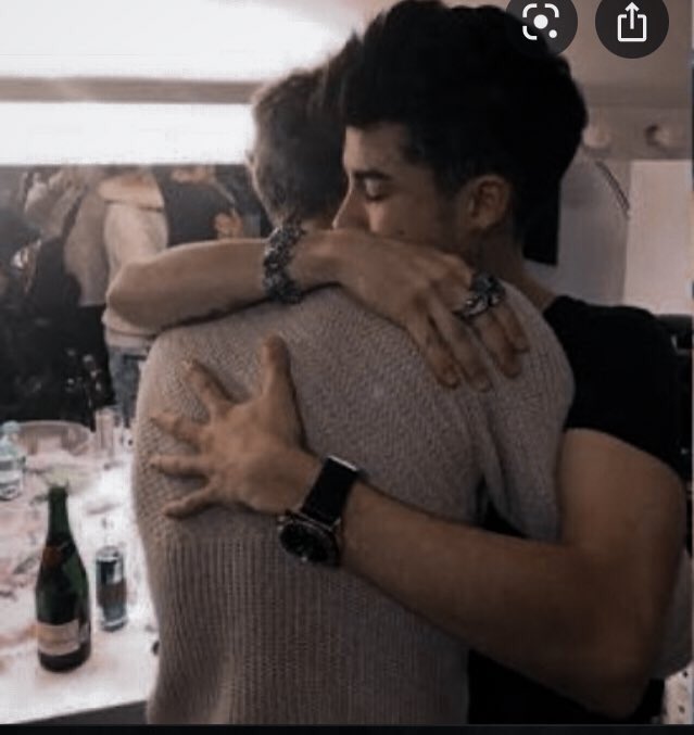 hugging someone they love