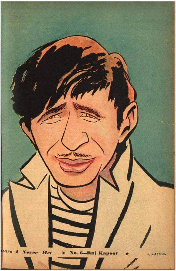 You may know RK Laxman as the creator of the 'Common Man'.

In 1952 he embarked on a different kind of project. One in which he created sketches of Bollywood artists in a series 'The Stars I Never Met'.