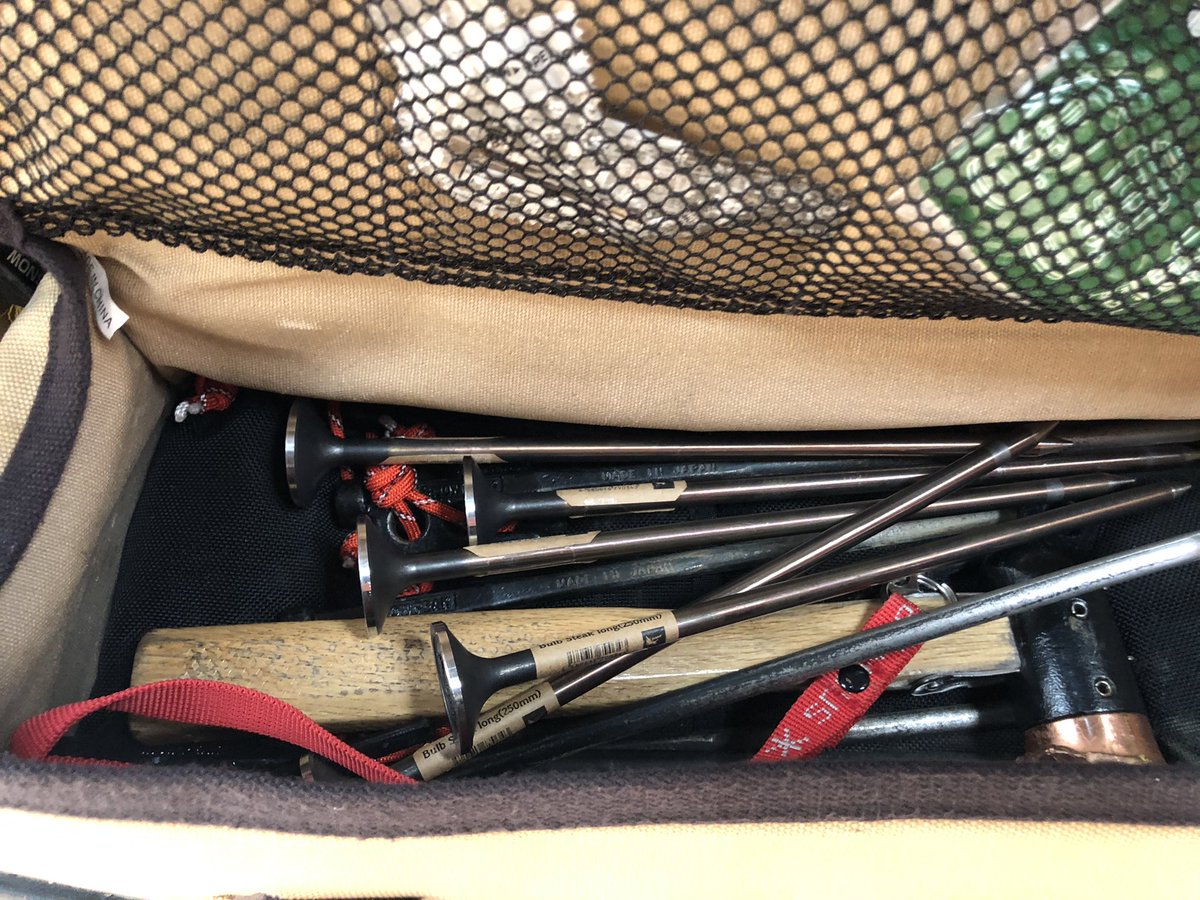 RiderOgawa's tweet photo. Take！チェアの修理に沼へ
珍しいペグを発見！
どっちにしようか悩んで長い方を仲間に入れてみた。
#moose 
#BulbSteak 
#BulbSteaklong
#バルブステーク https://t.co/Y1dZKuXZ66