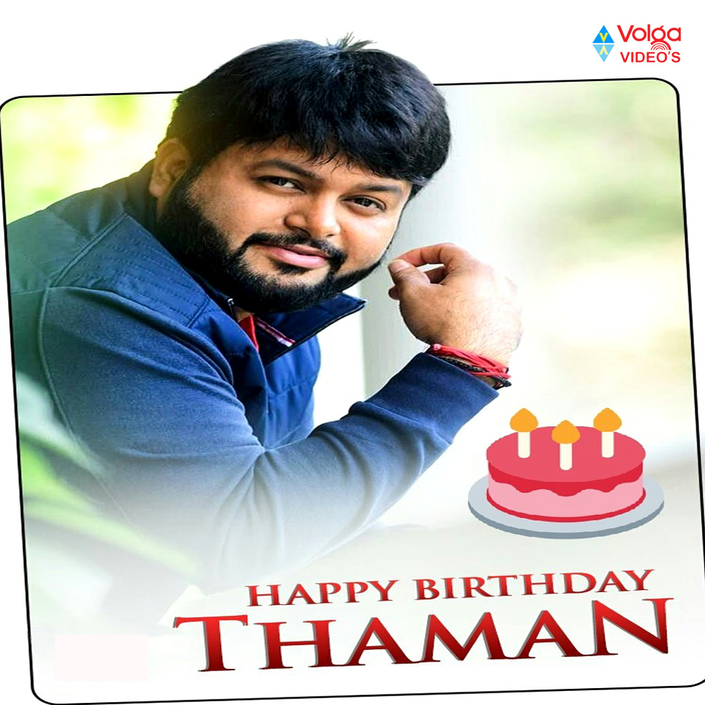Volgavideos1's tweet photo. A Very Happy Birthday @MusicThaman
 #HappyBirthdayThaman #HBDThaman #Wishes #Volgavideos https://t.co/l3RKGMZaob