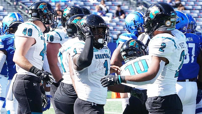 CFP by Fewest Penalties (Per Game):#1 Wisconsin (2.0) vs. #4 EMU (3.5)#2 Rice (3.0) vs. #3 C. Carolina (3.14)