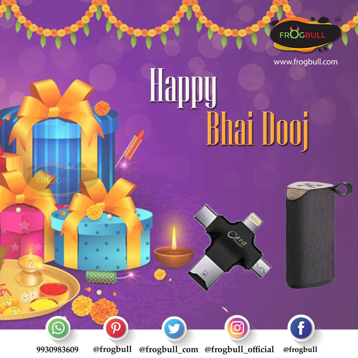 Frogbull_com's tweet photo. Wishing you lots of love, happiness and prosperity on the auspicious occasion of #BhaiDooj

https://t.co/AgxXrej9aW

#HappyDiwali #HappyNewYear #NewYear #LordKabir #Bhai #BhaiBahen #Bonding #Love https://t.co/3nLwMjk065