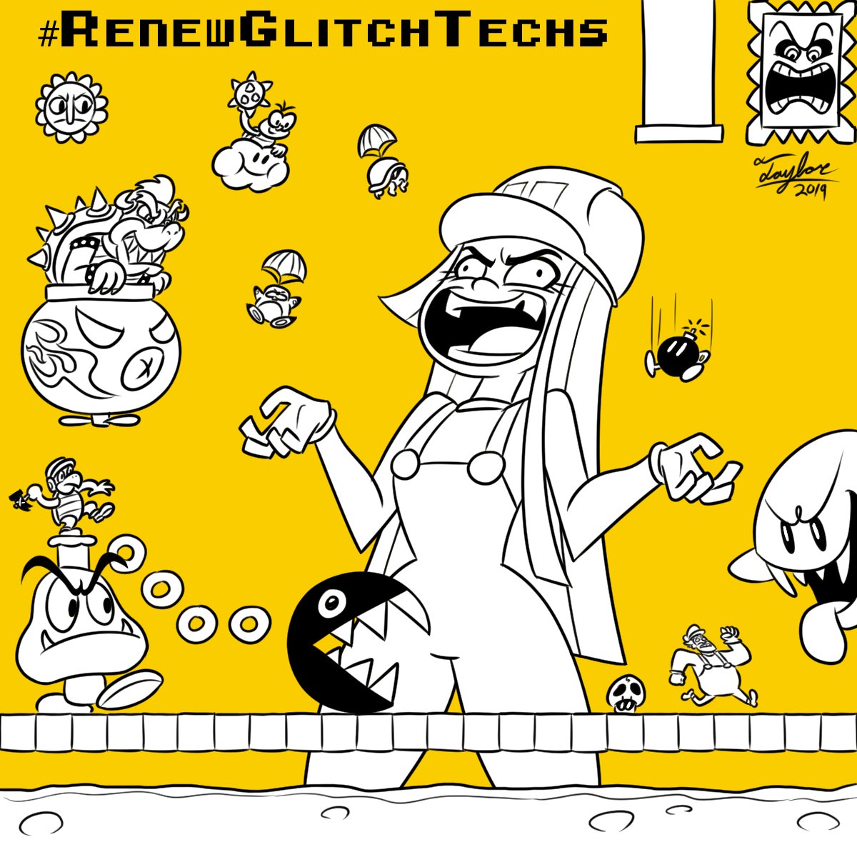 ProductionsFoot's tweet photo. There are two kinds of Mario Makers...

#GlitchTechs #RenewGlitchTechs 
@LegitEricRobles @DanMilano @BrianRobbinsTV @CM_CMoney https://t.co/2GXdk2k8jt