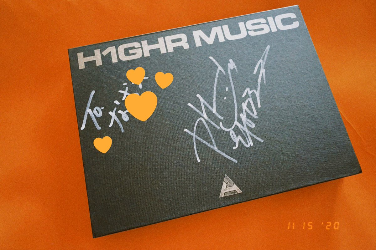 2020年1番うれしかったこと。

Nothing would give me greater pleasure that this.Big love🧡

#H1GHRMUSIC #compilationalbum
#ph1 #ph_1 #ParkJunwon