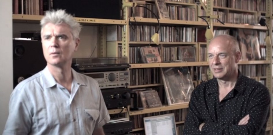 openculture's tweet photo. How David Byrne and Brian Eno Make Music Together: A Short Documentary 

https://t.co/9GcMwwJflr https://t.co/3FYBms9IMc