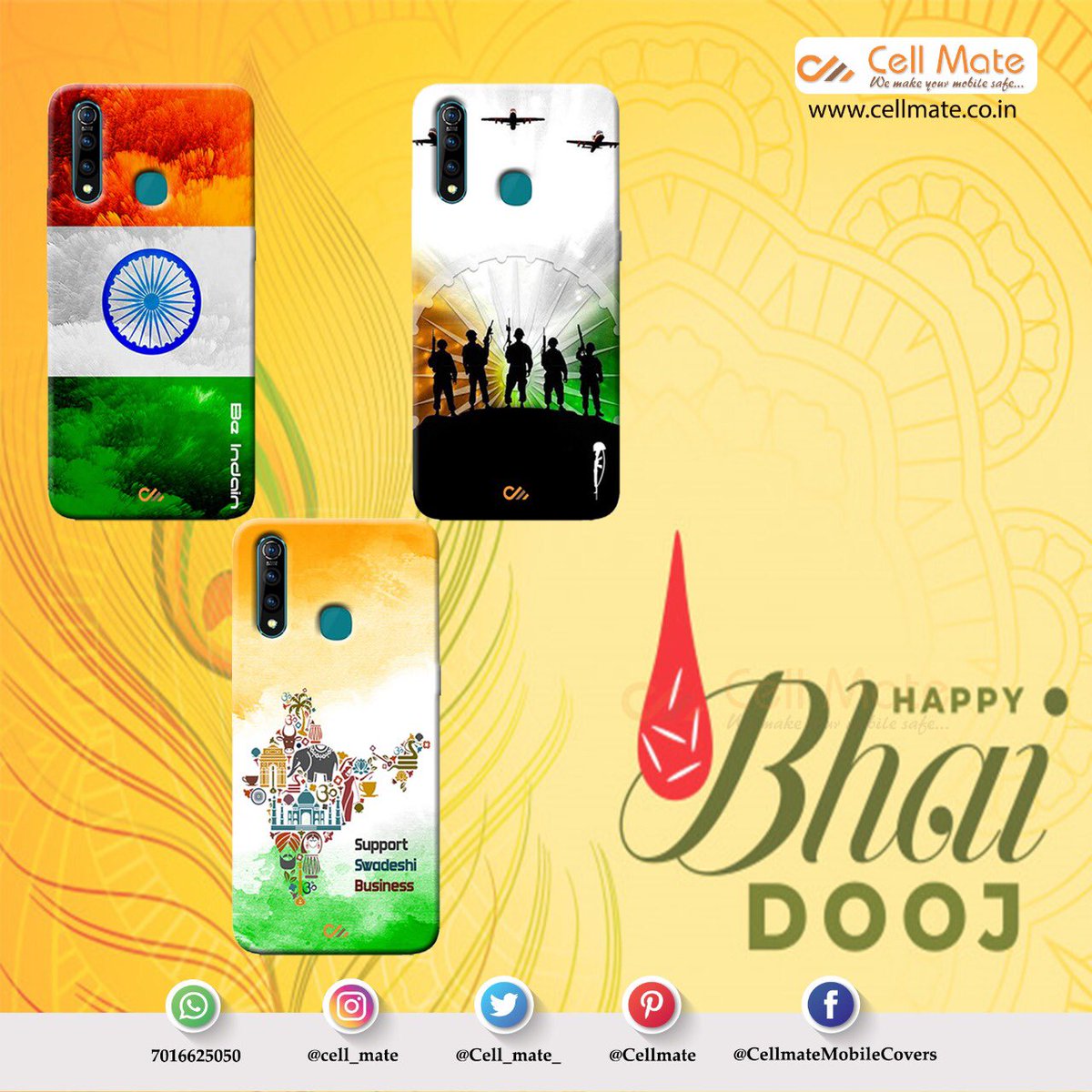 Wishing you lots of love, happiness and prosperity on the auspicious occasion of #BhaiDooj

cellmate.co.in

#HappyDiwali #HappyNewYear #NewYear #LordKabir #Bhai #BhaiBahen #Bonding #Love