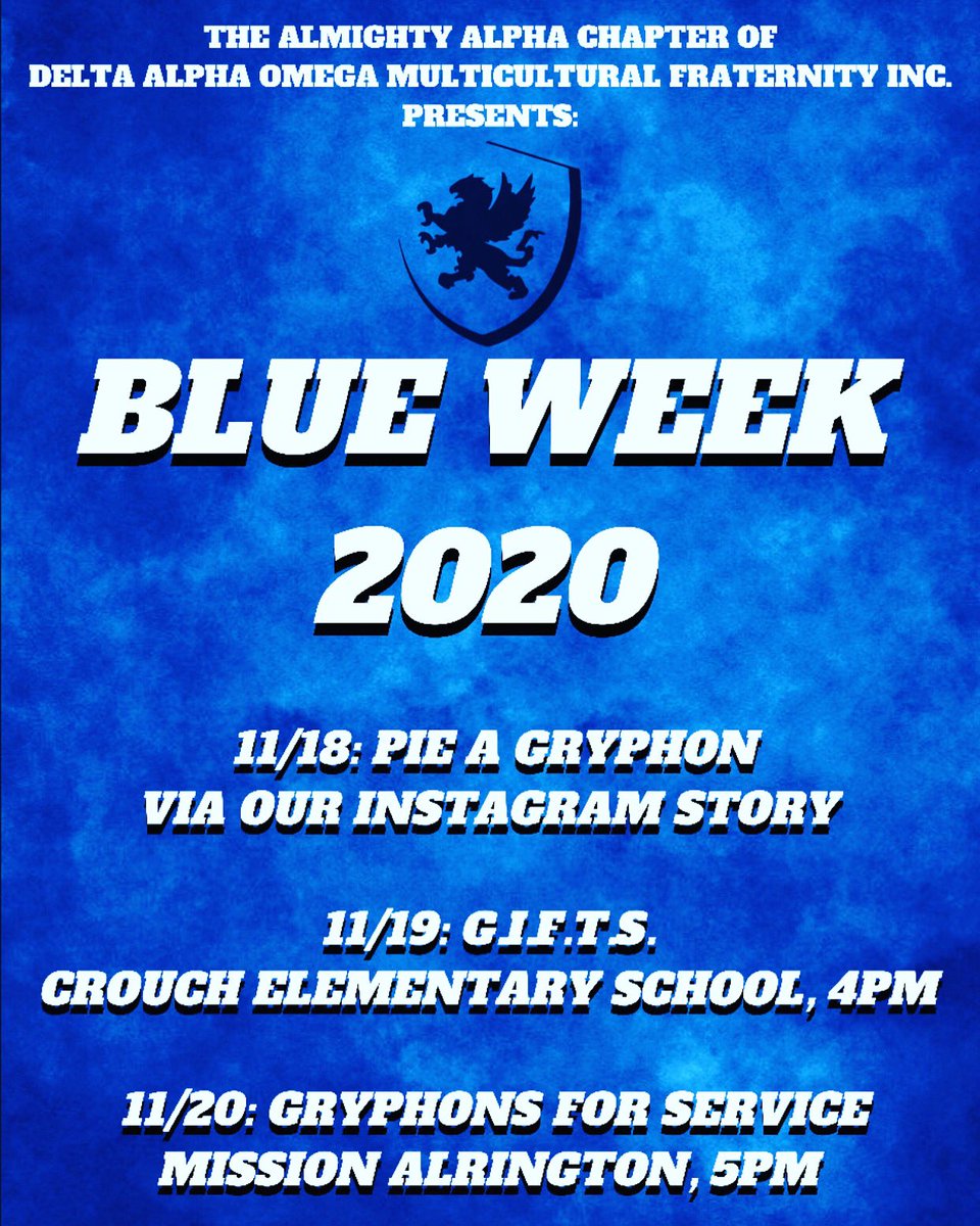 UTA_DAO's tweet photo. BLUE WEEK 2020 is finally here! 👀 https://t.co/ujhaqq3r67