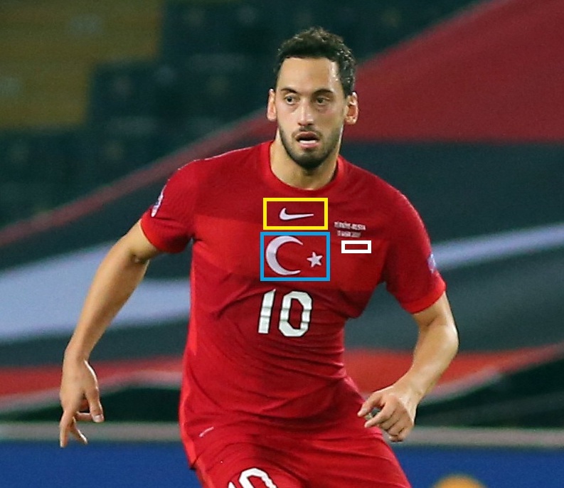 mustafaates58's tweet photo. A Milli Futbol takımımızın formasındaki firma logosunu ilk gün yazmıştım .Yine yazacağım.Bayrağımızın üstünde olması yanlış olduğu kadar ebadı da çok büyük.Yanlış mı düşünüyorum.Bilmiyorum.Sol köşedeki yazı altına alınabilir.#sporaktif @TFF_Org https://t.co/baFz3CyOUw