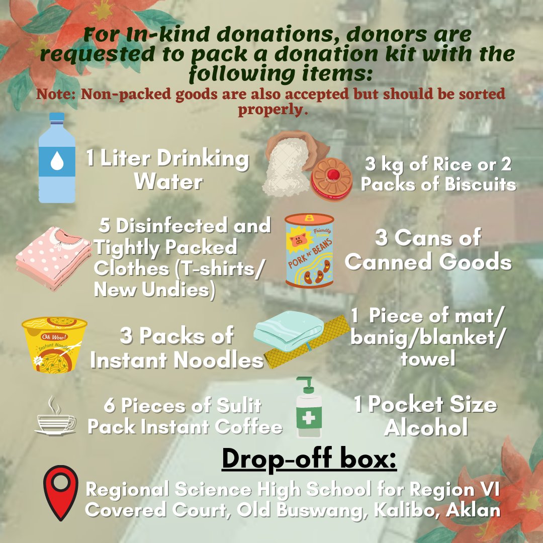 RSHSVIBulletin's tweet photo. The Supreme Student Government of Regional Science High School for Region VI would like to raise a donation drive entitled "PROJECT PAL (Padayon, Ahon Luzon! )" dedicated to those who are victims of Typhoon Ulysses.

CALL FOR DONATIONS! https://t.co/sDQ7GU9riS