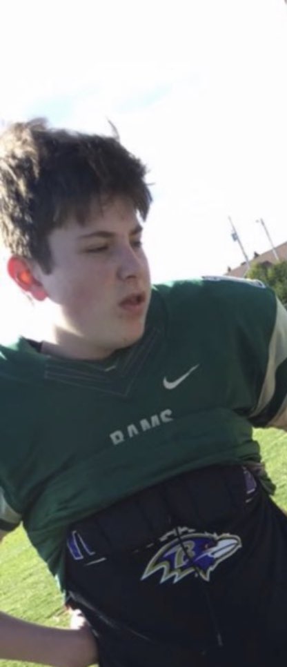 TSNDaveNaylor's tweet photo. The Nov 3/19 Ravens beatdown of Patriots was the best football night of Ben Basha’s life. And the last - at 19, he died the next day from an epileptic seizure. The Ravens lost one fan that day but gained so many in his memory from friends and family. #epilepsyawareness @Ravens https://t.co/eY4wQzoFRk