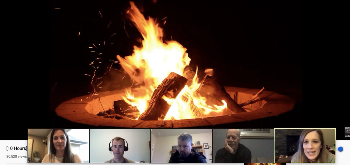 I appreciate our crew @lacreolems giving up their Saturday to take a Deep Dive through @hthgse. Enjoyed the post-dive debrief around our virtual fire. #deeperlearning #lacreolerocks @shareyourlearning @cheleschilling @amymorri01 @Sciguy59 @JacobGradek