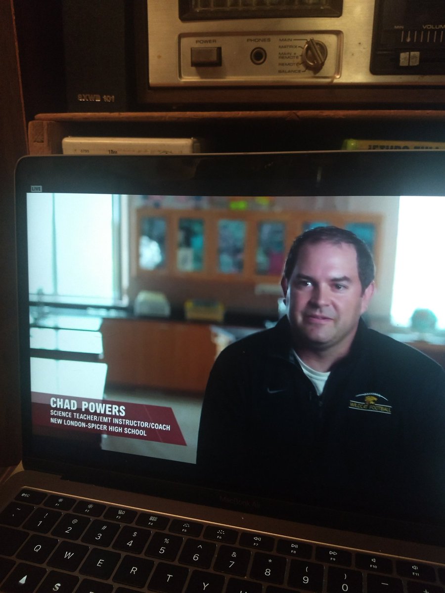 Teaching, coaching, an EMT to boot - Chad Powers is an MREA Educator of Excellence for 2020. A great asset to New London-Spicer Schools and the NL-S community! #MNruralproud <a href="/MREAvoice/">MREA</a>