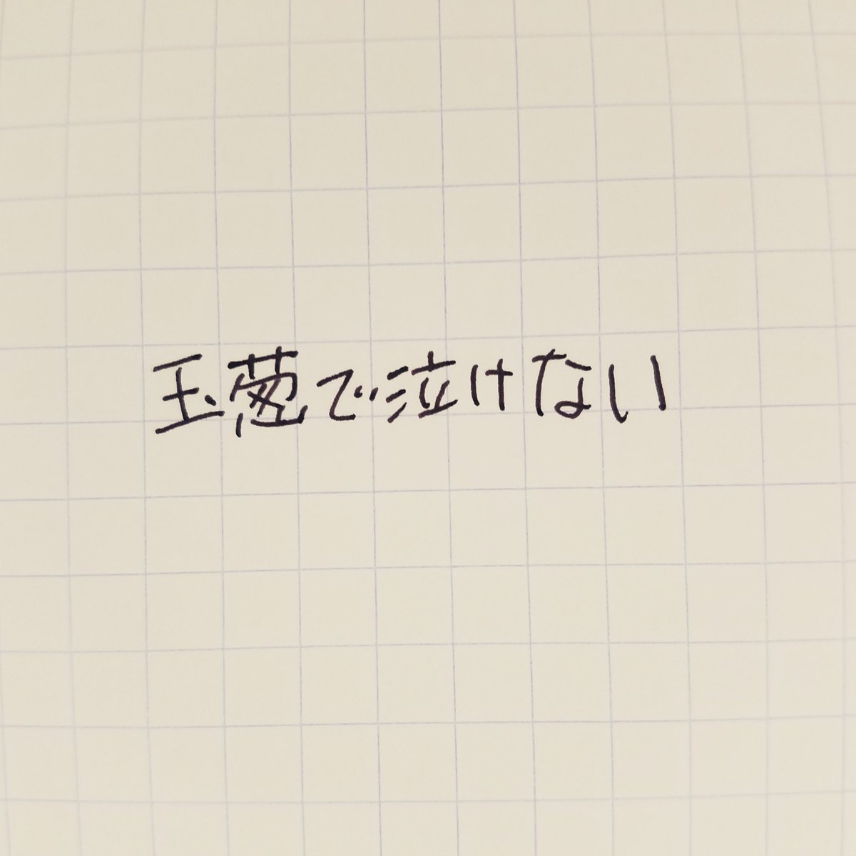 泣けない 泣けない