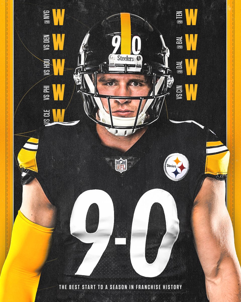 steelers's tweet photo. Steel undefeated 💪

#HereWeGo https://t.co/zPXz0kt2OC