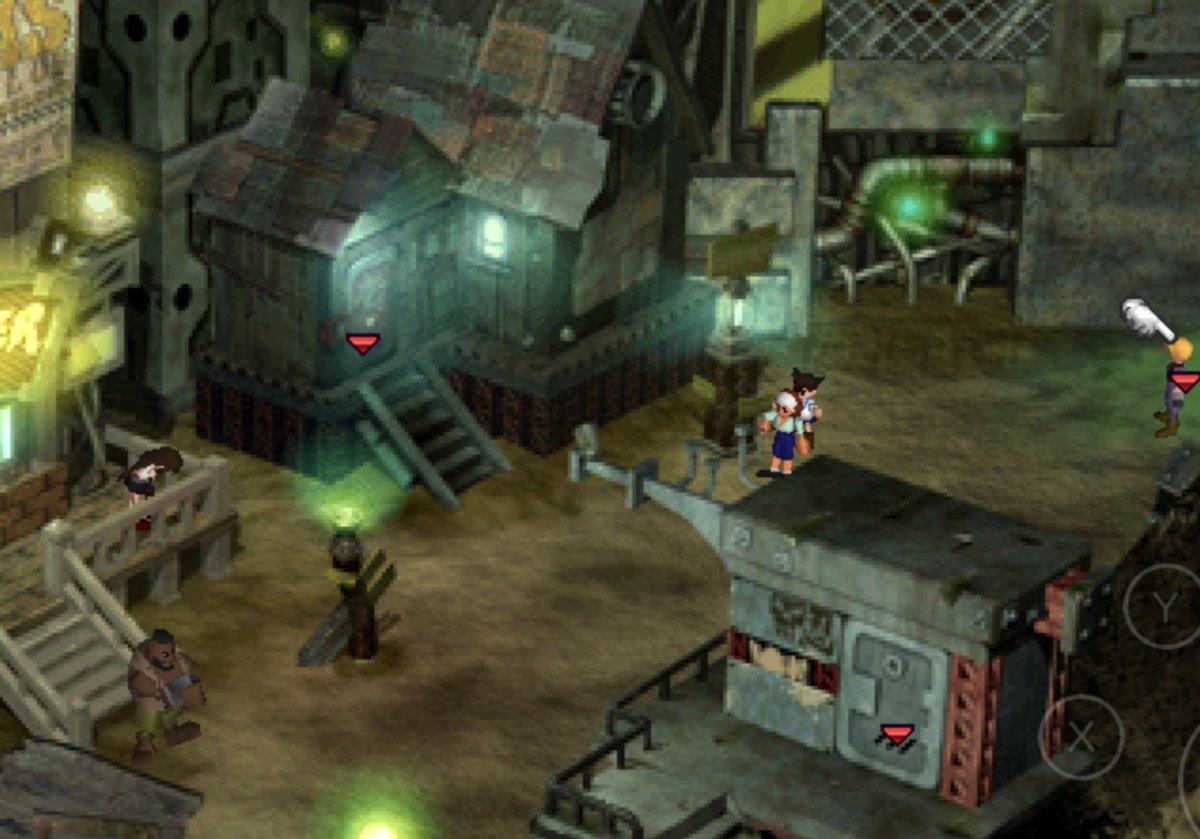 In the OG, once back at the Seventh Heaven, shots could be heard & Barret is the one chasing customers out of the bar with Tifa bowing to apologize. In FF7R, we know from the NPCs that Tifa closed the bar early for them & is seen waiting on the front steps.