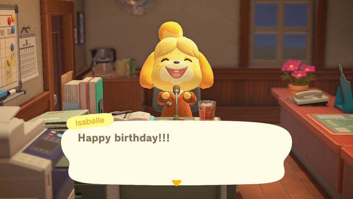 SandboxXplorer's tweet photo. I still have my Halloween costume on lol, but I got to celebrate my birthday in AC today!! 
#AnimalCrossing #ACNH #NintendoSwitch https://t.co/r8Rn7l5TZ2