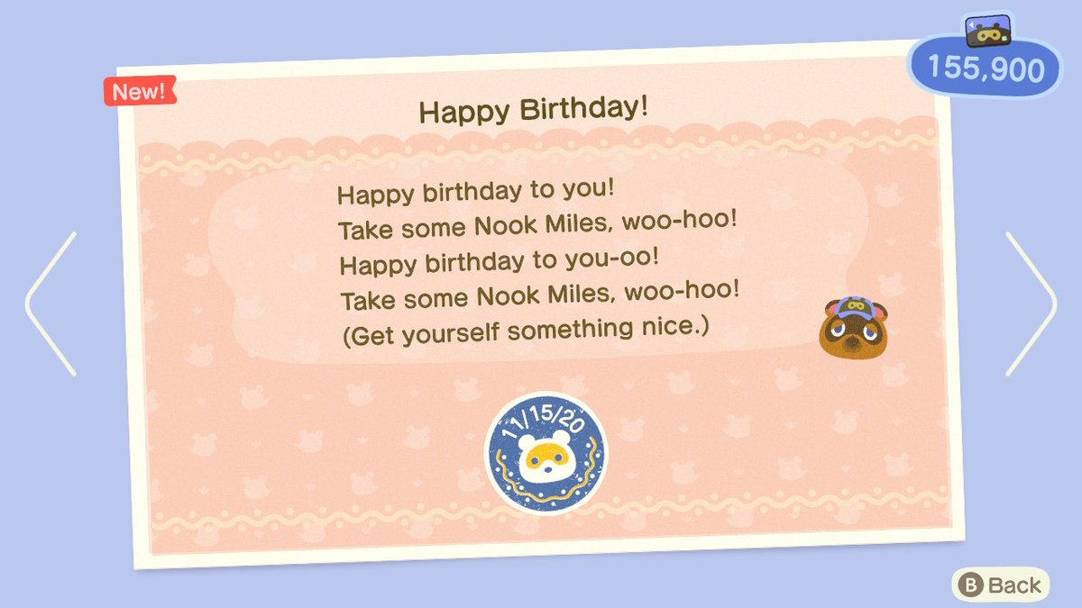 SandboxXplorer's tweet photo. I still have my Halloween costume on lol, but I got to celebrate my birthday in AC today!! 
#AnimalCrossing #ACNH #NintendoSwitch https://t.co/r8Rn7l5TZ2