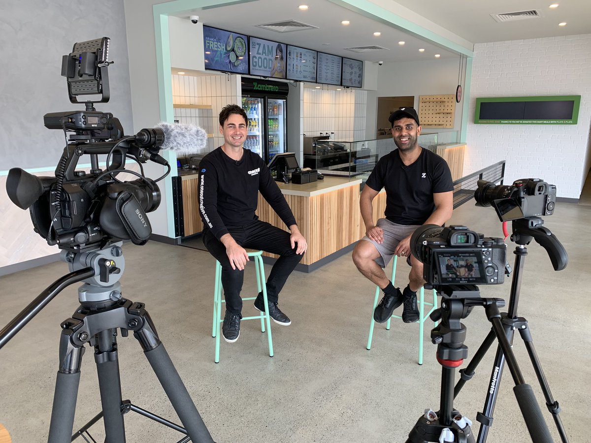 ONEOUT_Creative's tweet photo. Working on a new episode of Building Outstanding Brands! 🎥 Pumped to be interviewing the owner of the newest addition to Australia’s largest Mexican restaurant franchise - Zambrero Lawnton 🙌🏻 https://t.co/ELQt0FLy10