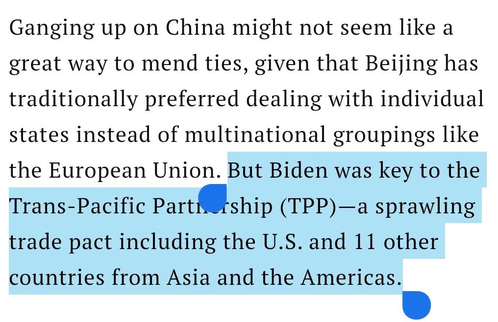 Ditching the TPP was a bad idea. I hope Biden revives this. Kudos to the author for making a good point.