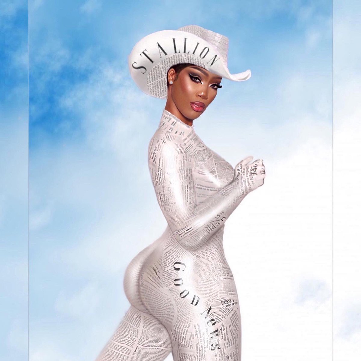 EccentricDeja's tweet photo. REAL HOT GIRL SHIT 🔥#GOODNEWSMEGAN @theestallion #MeganTheeStallion https://t.co/JMcQZSl64P