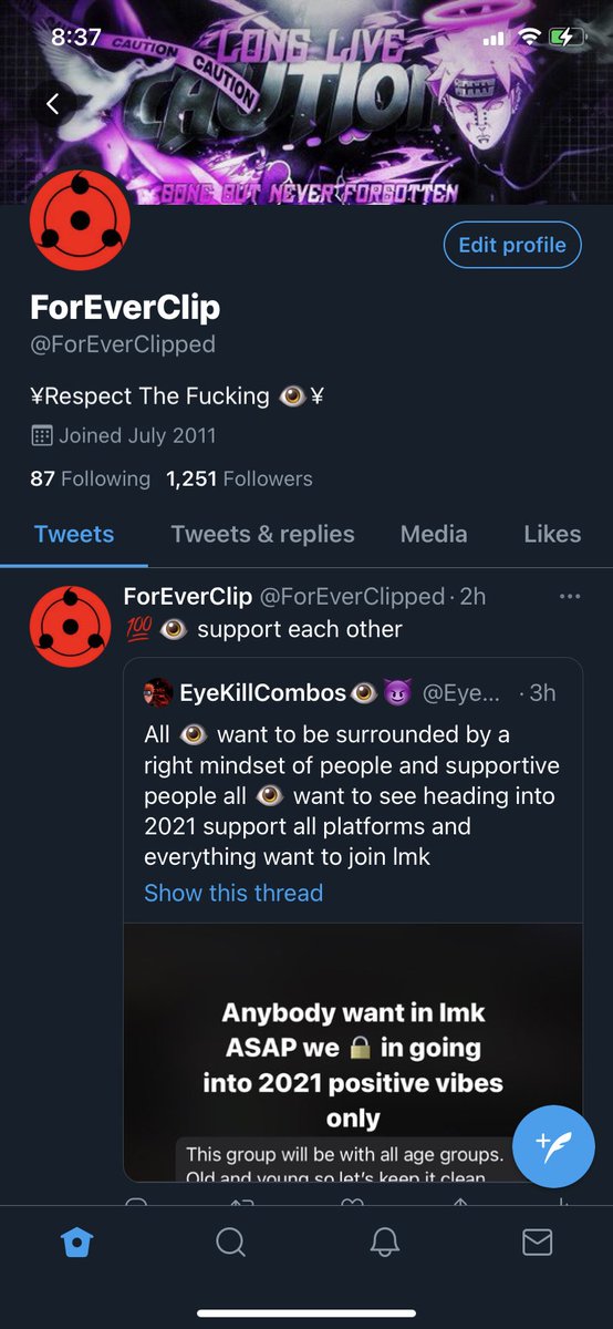 EyeKillCombos's tweet photo. Go fw the other account @ForEverClipped 💯💪🏽👁🔒 https://t.co/nbOSlp6UyC