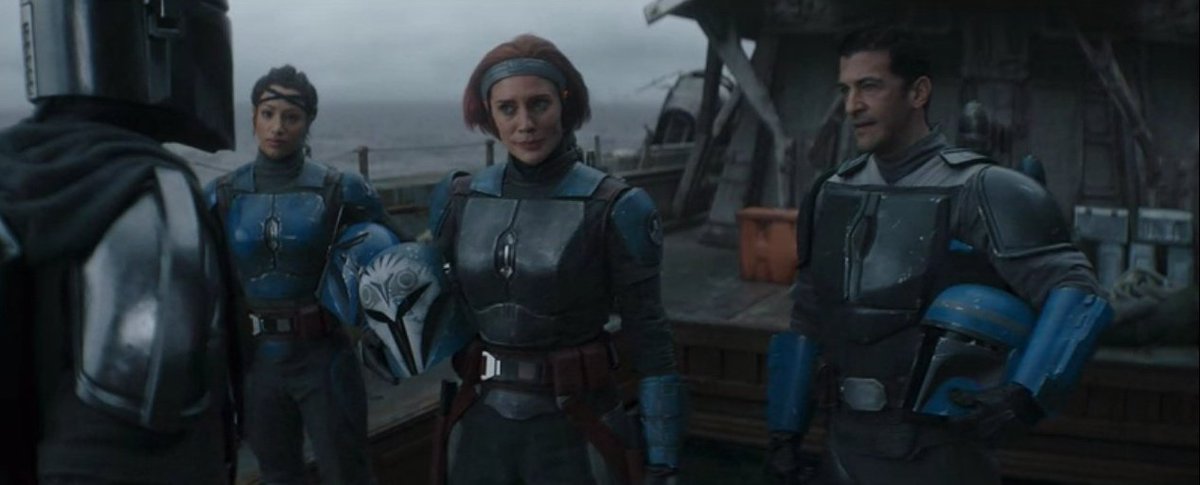 The next possibility I point out is in the episode "The Heiress" of The Mandalorian S2. Bo Katan meets with Din Djarin and confirms that there are multiple sects or groups of Mandalorians. We've seen The New Mandalorians, the Death Watch, and now the Children of the Watch.