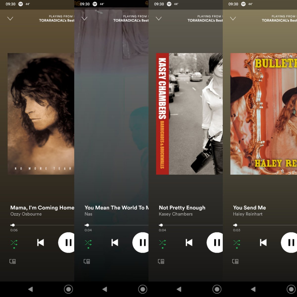 DJSangsta's tweet photo. Today's #First4Songs: #MamaImComingHome by #OzzyOsbourne, #YouMeanTheWorldToMe by #Nas, #NotPrettyEnough by #KaseyChambers, #YouSendMe covered by #HaleyReinhart.

#music #DJSangsta #musicislife #Spotify #musicismyescape #oooShiny https://t.co/MhEzh9iOZN