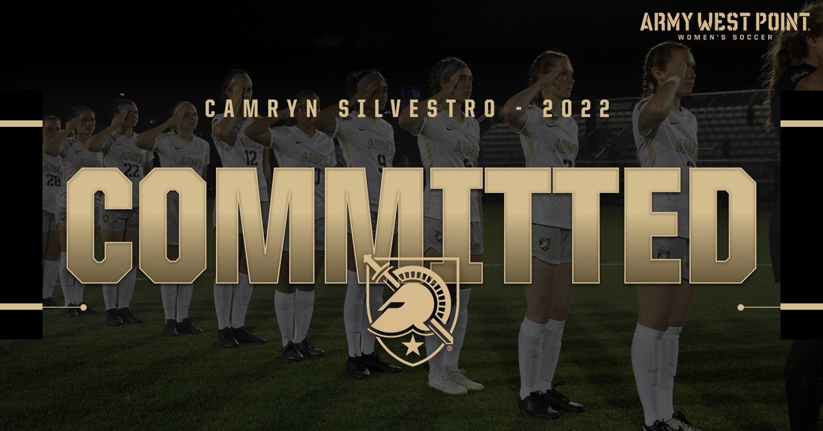 I’m extremely excited to announce that I will be continuing my academic and athletic career at Army Westpoint. Thank you to my coaches, friends and family for helping me reach my goal to play D1 soccer. #goarmy #beatnavy