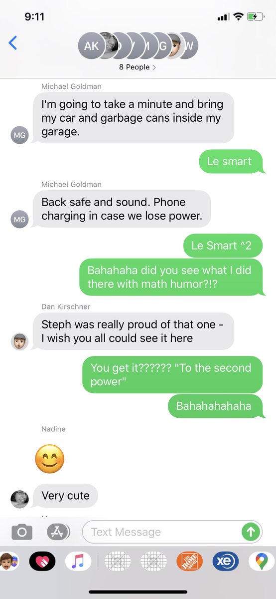 StephExpress's tweet image. My math humor in the Goldman Family group chat is completely under appreciated.