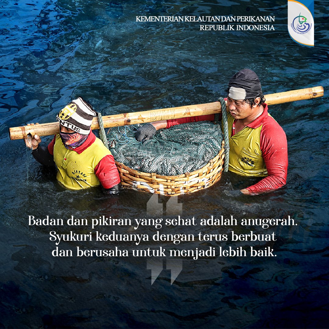 Semangat pagi #SahabatBahari, sudah siap memulai aktivitas di awal minggu? Selamat bekerja dan tetap perhatikan protokol kesehatan ya.

#KKP #KKPGOID