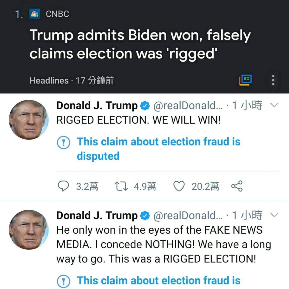 cutequokka2's tweet photo. The mainstream fails on reading. They can't read. They can't understand. They should be back their own republic.
#electionfraud
#DonaldTrump https://t.co/GPR4HrMCM6