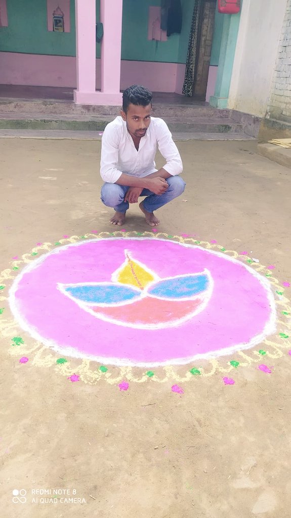 isantoshkumar29's tweet photo. Diwali ki #rangoli2020 https://t.co/Kblu9ytnz0