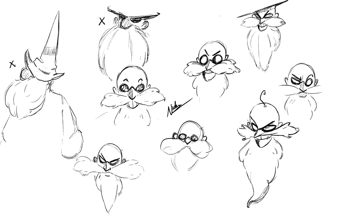 ArtofHiroHaru's tweet photo. MORE #WizardStatus SKETCHES!
Trying to decide on a good style for the goofy smile under his beard.
Think we nailed the general smile on that second image.
#CLIPSTUDIO #myart #myartwork #digitalart #sketches https://t.co/coOw4jTjN1