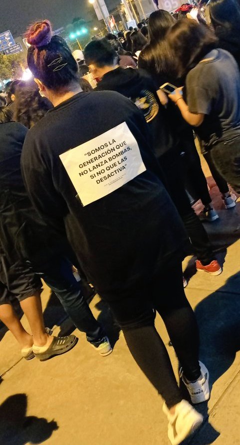 ohsbae's tweet photo. De las mejores sensaciones el poder salir y alzar la voz, para poder defender a mi patria ❤️🇵🇪

#LUCHAPERU
#GeneracionDelBicentenario https://t.co/oi4pHSfErB