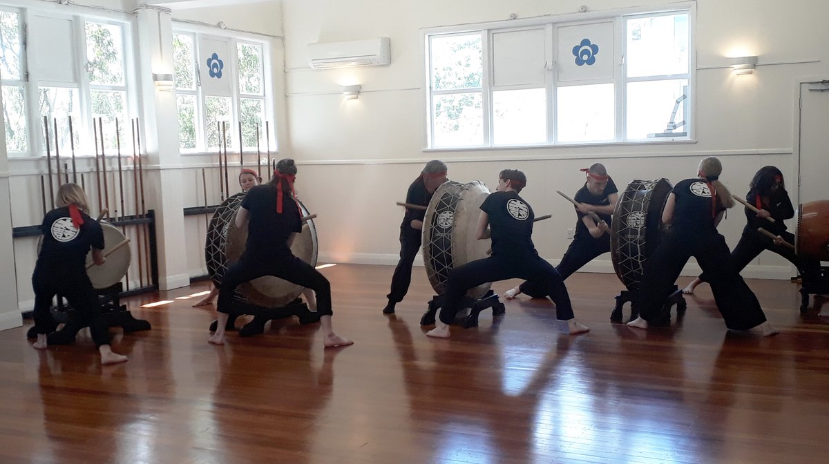 Yesterday we performed at the annual grading event of the  Seido Karate Wellington DownRight Dragon students. Their great efforts pushed the energy in the room to the max!  We feel privileged that we can share the dojo as our practice space with this awesome group of people. Osu!