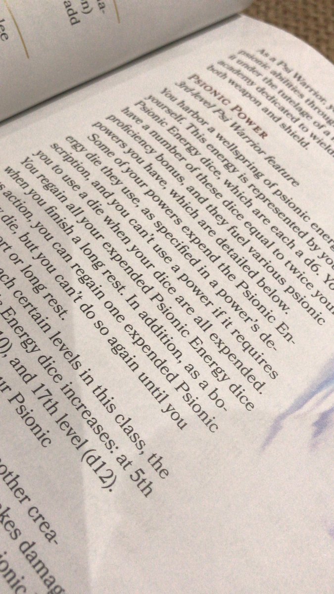 Alright. The fighter gets some neat tricks here. New fighting styles, maneuvers, and psionics.