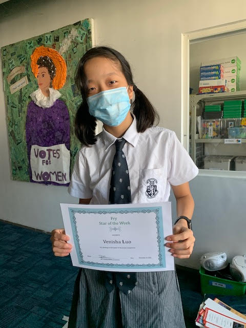 Well done Venisha for your Head's Send Up and overall third place in this year's poetry competition. You are our new star! <a href="/Harrow_HK/">Harrow International School Hong Kong</a>